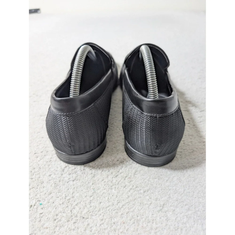 Giorgio Brutini Loafers Mens 8.5‎ Black Harry Woven Textile Penny Slip On Shoes